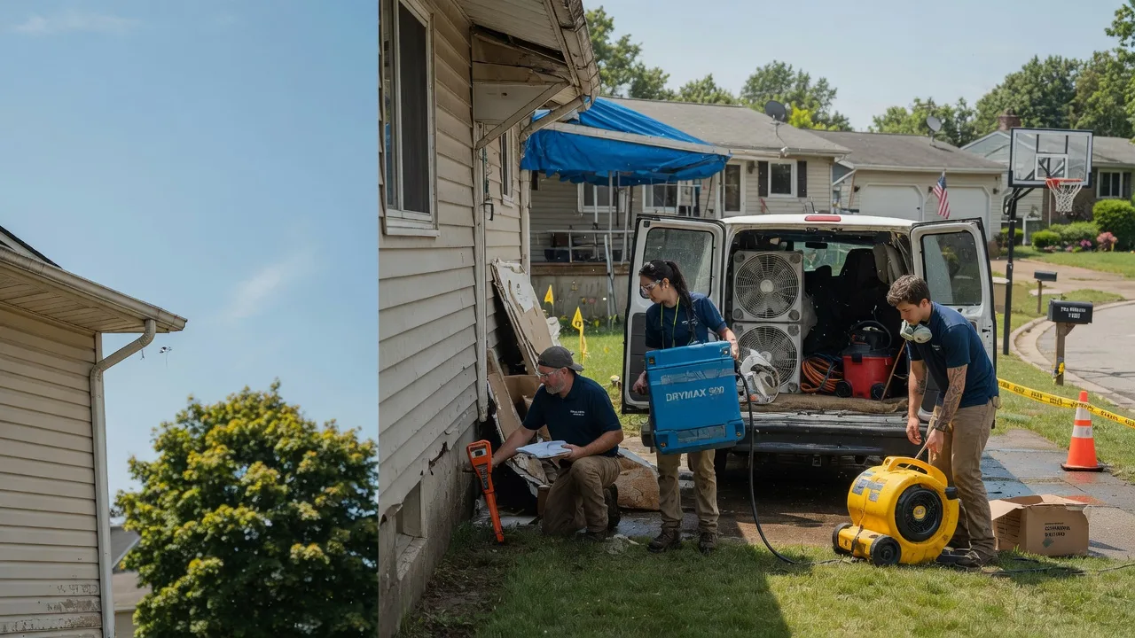 Ceiling Leak Cleanup in Granville, PA near me